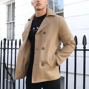 Blakely Men's Hampton Peacoat - Tan